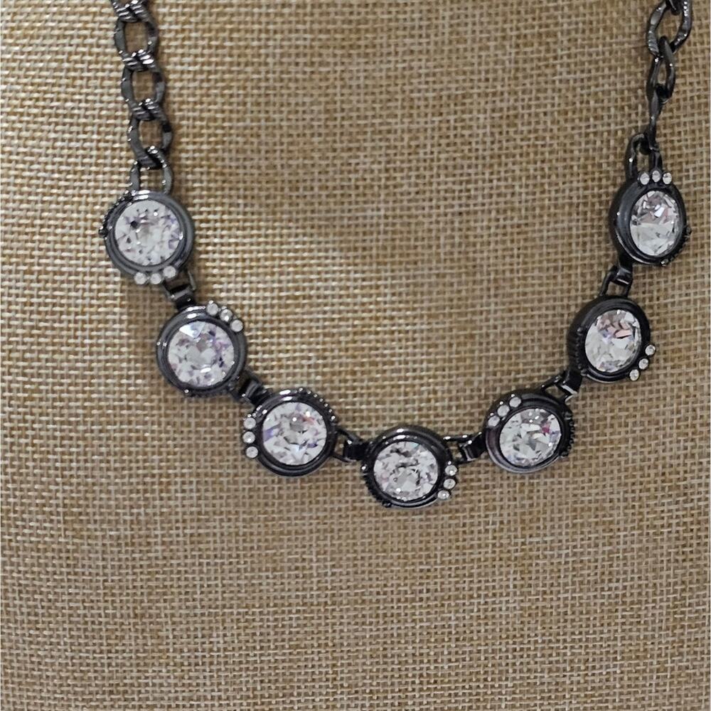 SILPADA Jeweled‎ Gunmetal Brule Necklace